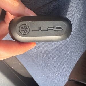 JLab Black Portable Earbuds Charging Case – Compact Car Audio Accessory